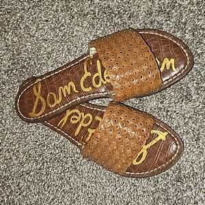 Sam Edelman Woven Slide Sandals Geraldine Saddle Size 9 Worn once